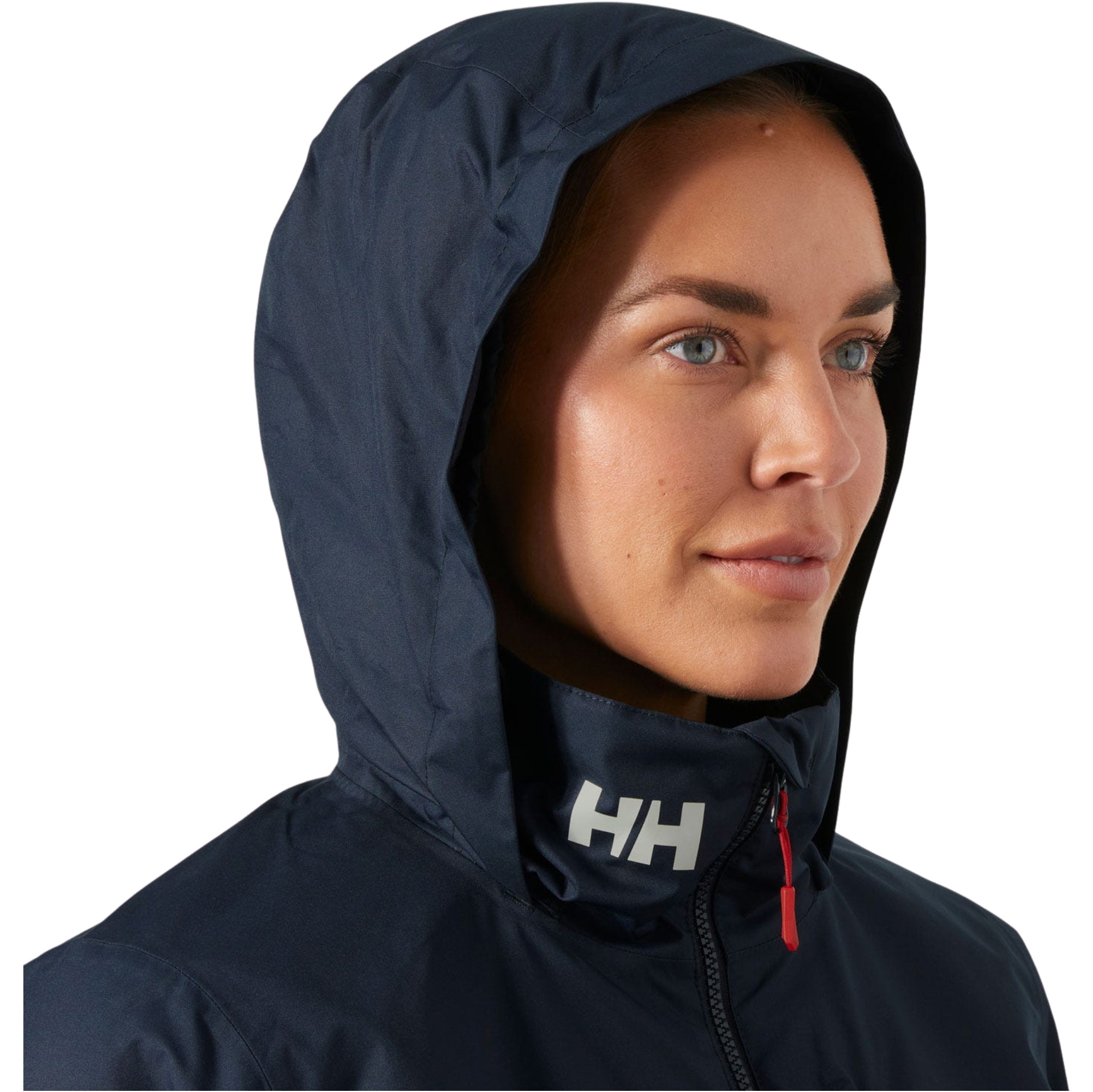2026 Helly Hansen Womens Crew Hooded Pile Jacket 34527 - Navy